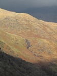 SX20785 Waterfall on Gallt Wenallt from A498 Snowdonia.jpg